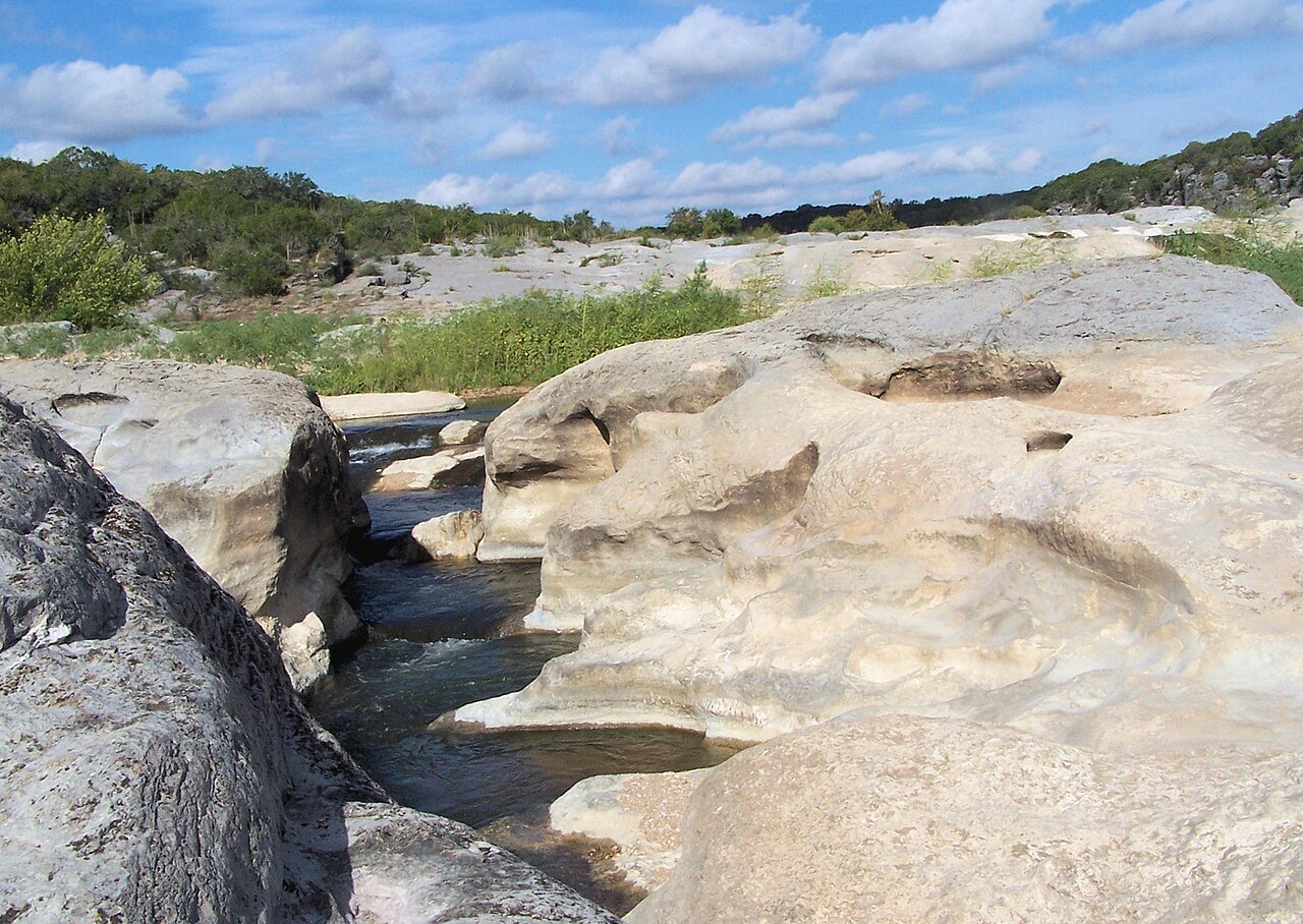 Pedernales Falls, a waterfall in Texas