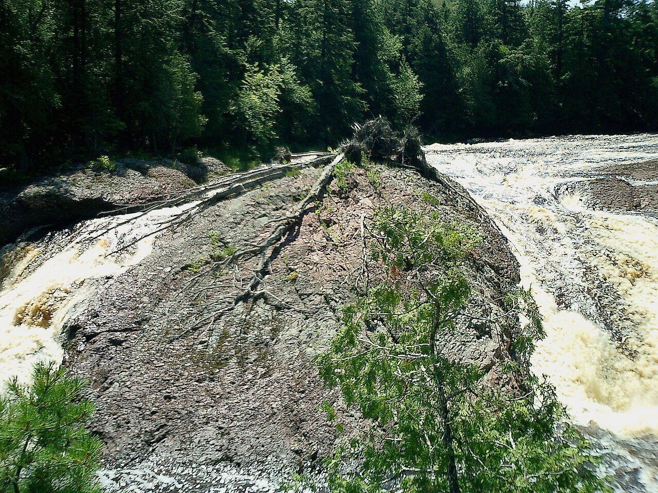 Potawatomi Falls, a waterfall in Michigan