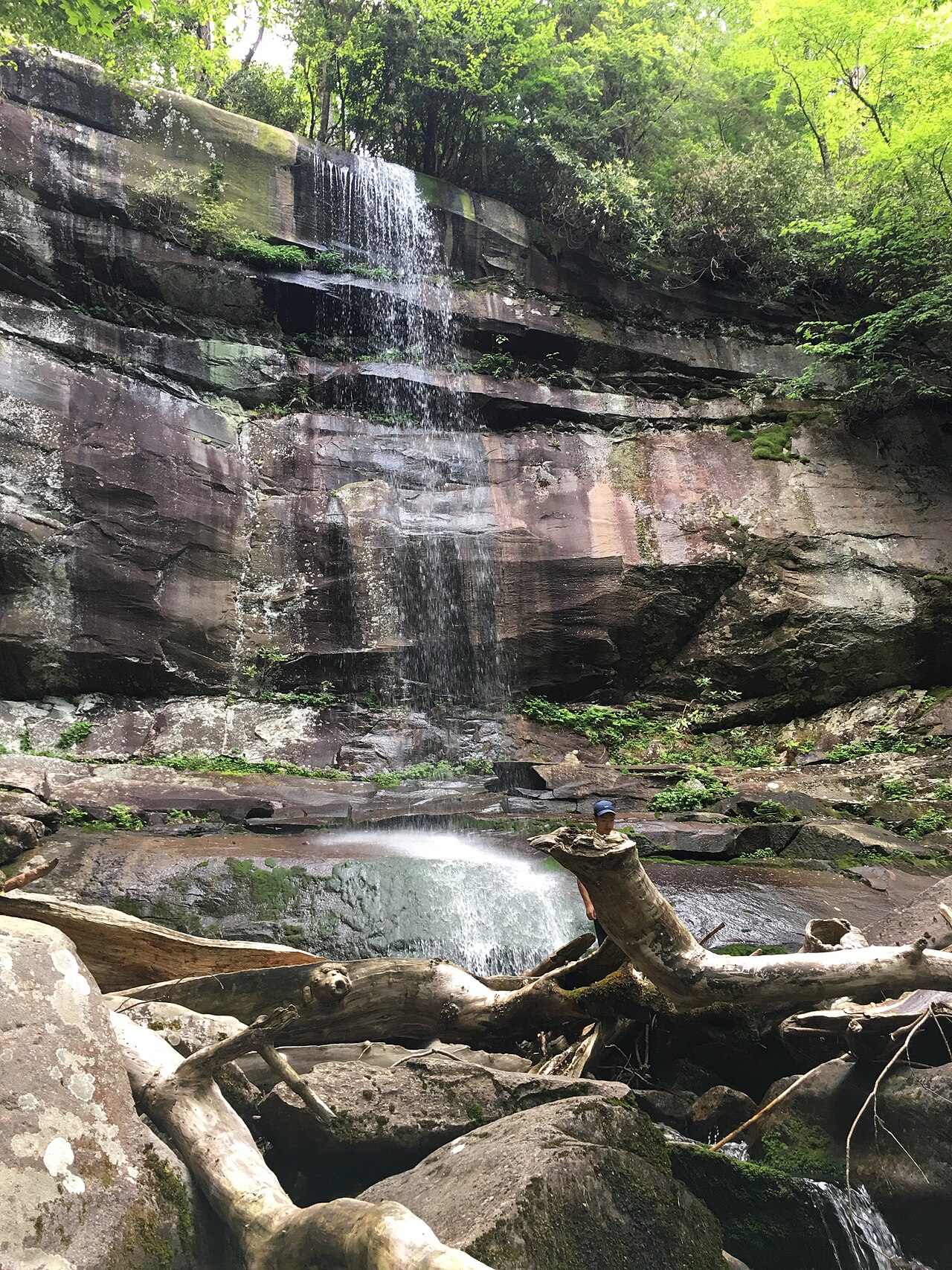 Rainbow Falls, a waterfall in Tennessee