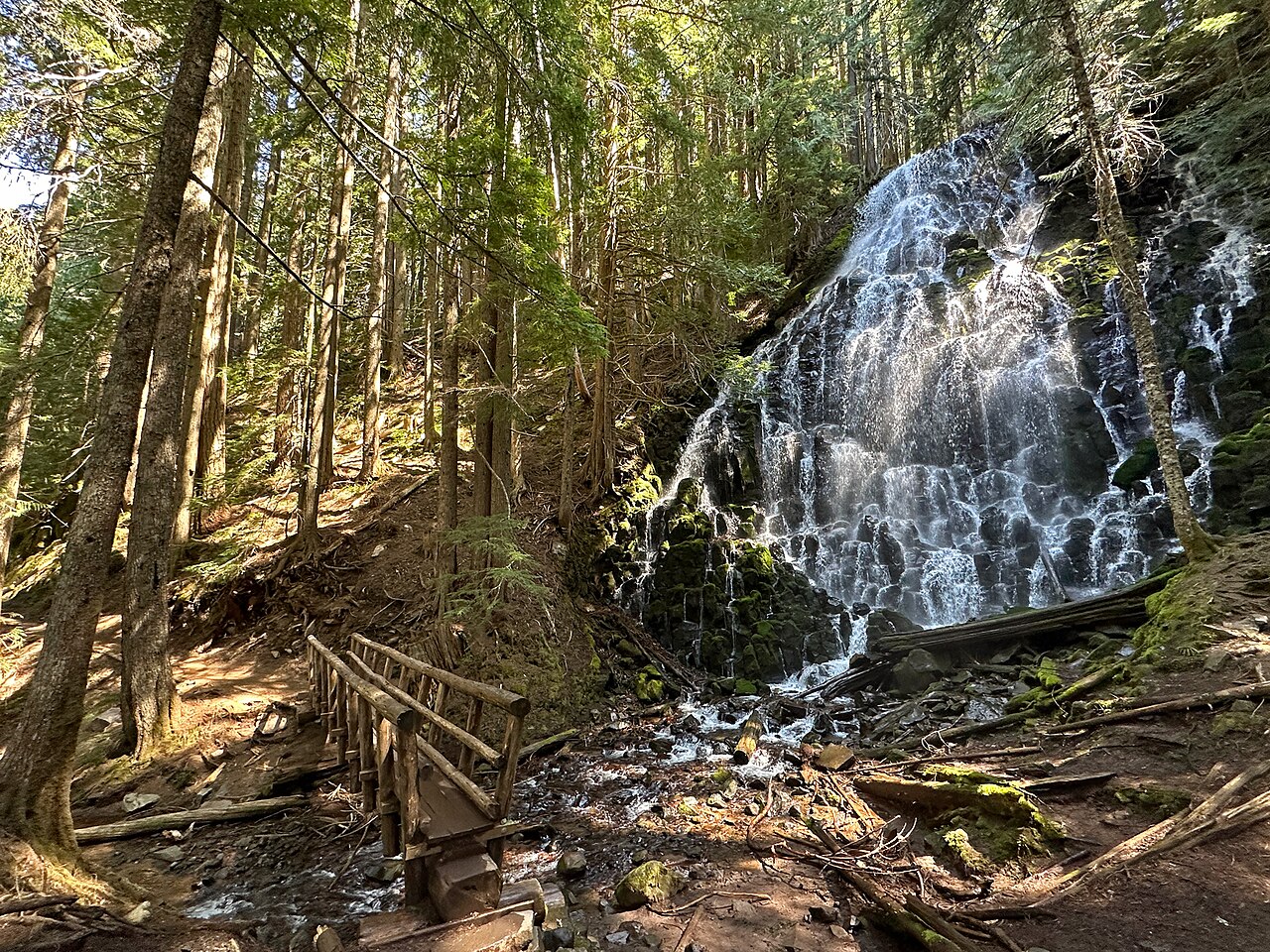 Ramona Falls, a waterfall in Oregon