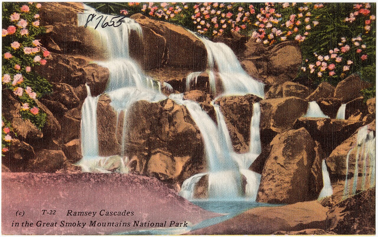 Ramsey Cascades, a waterfall in Tennessee