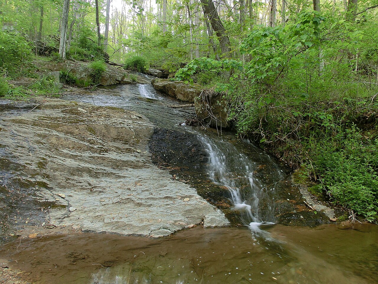 Raven Rock Falls, a waterfall in Maryland
