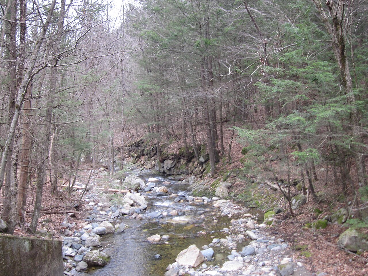 Sanderson Brook Falls, a waterfall in Massachusetts