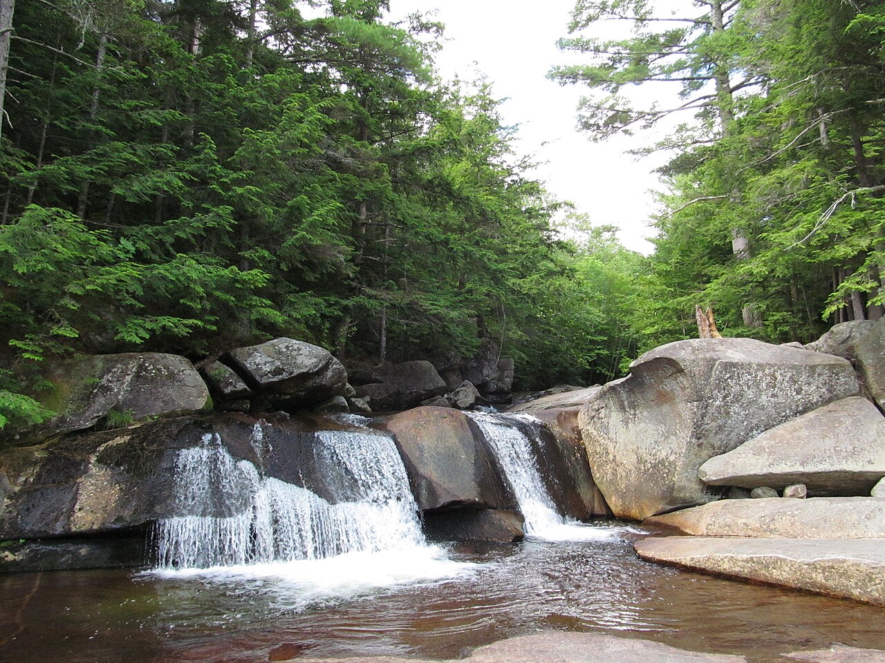 Screw Auger Falls, a waterfall in Maine