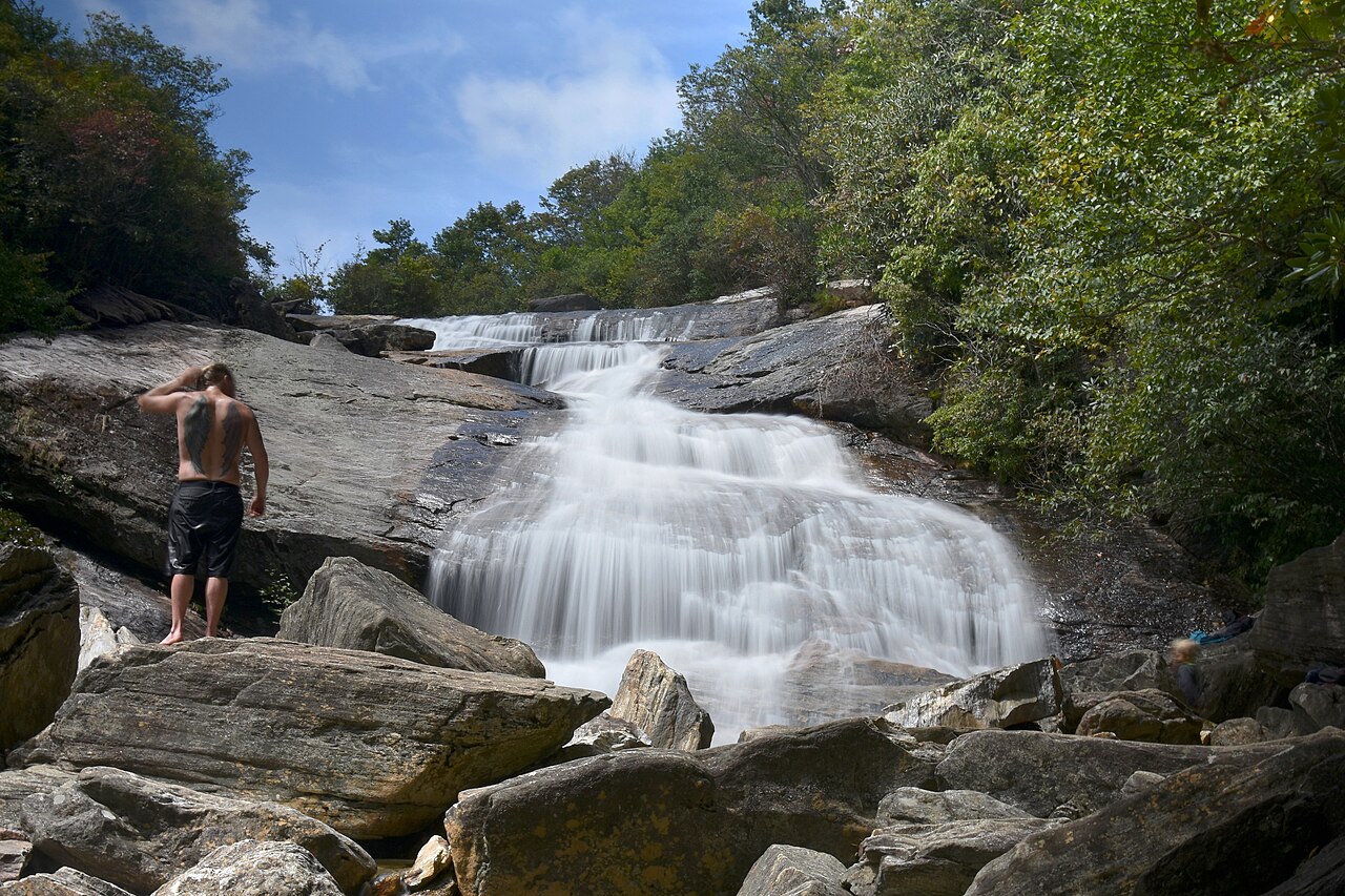 Second Falls, a waterfall in North Carolina