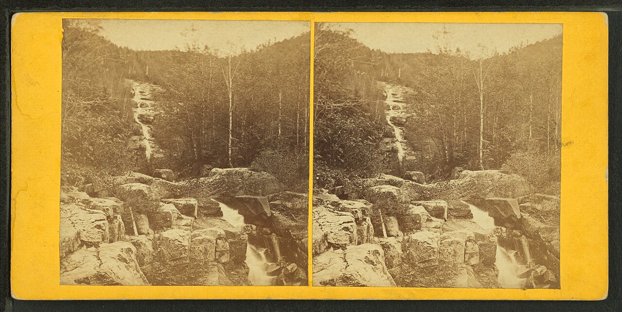 Silver Cascade, a waterfall in New Hampshire