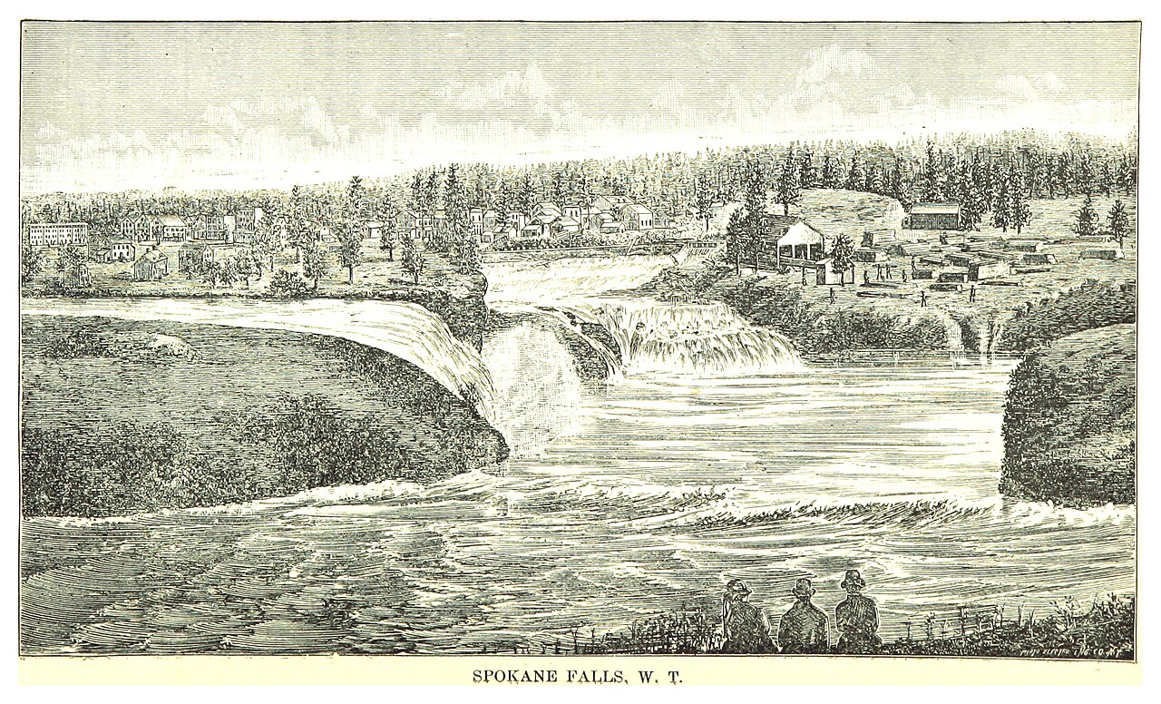Spokane Falls, a waterfall in Washington