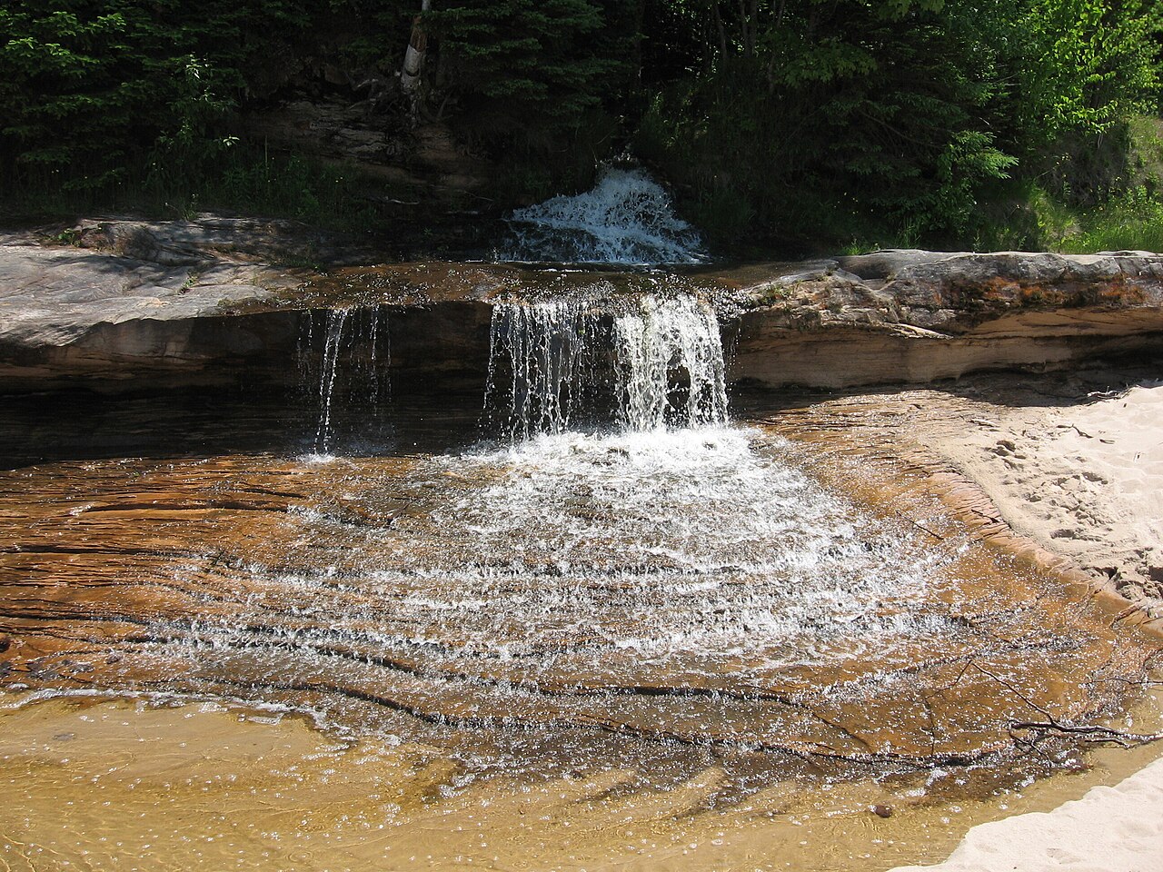 Superior Falls, a waterfall in Wisconsin