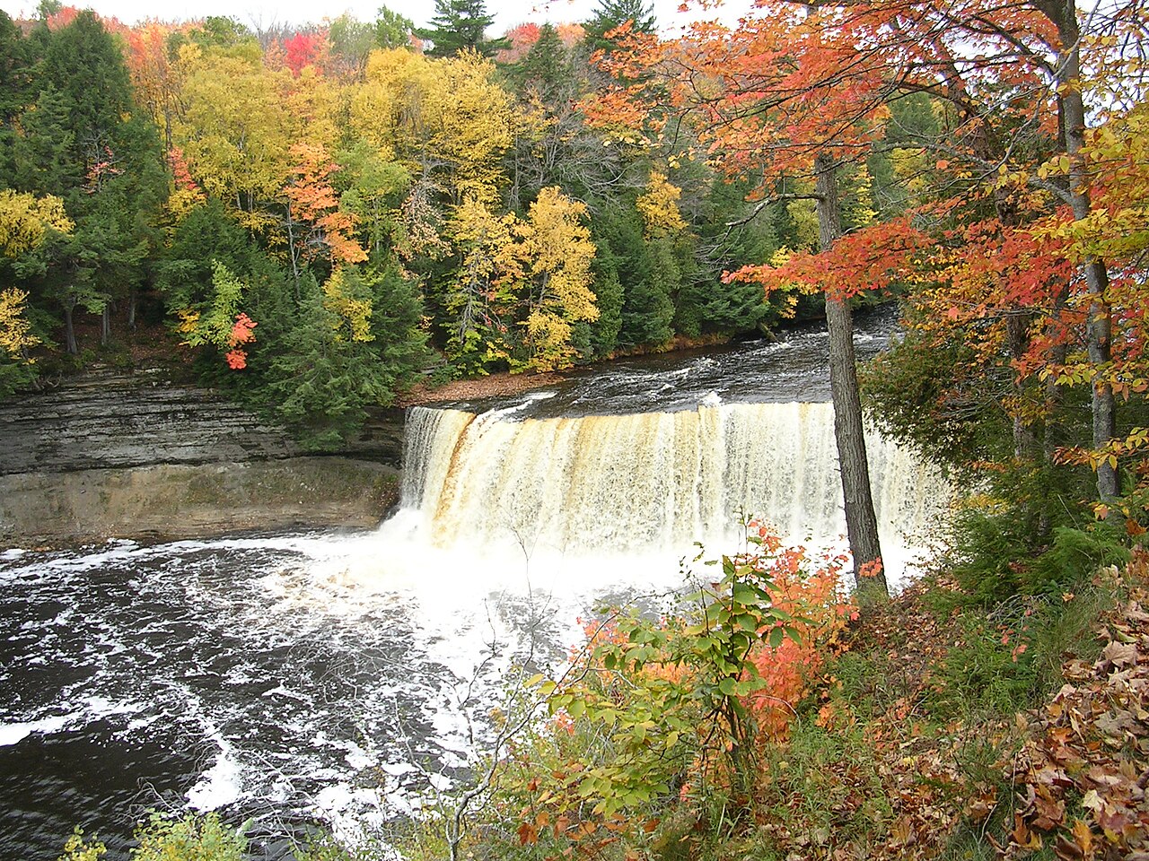 Tahquamenon Falls (Upper Falls), a waterfall in Michigan