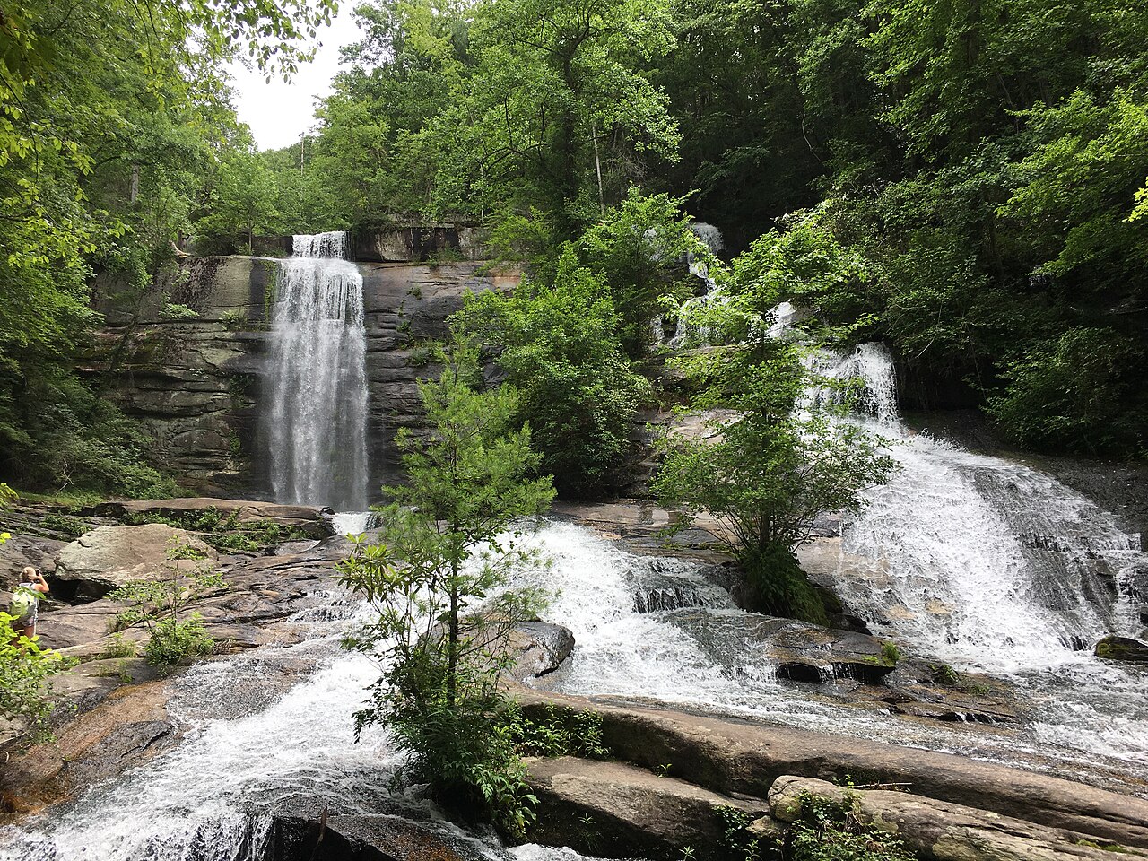 Twin Falls, a waterfall in South Carolina