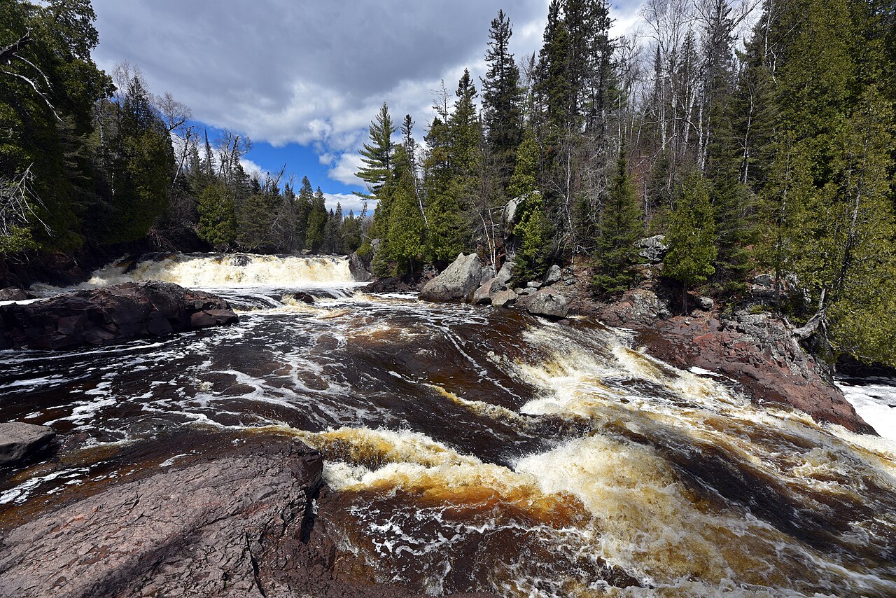 Two Step Falls, a waterfall in Minnesota