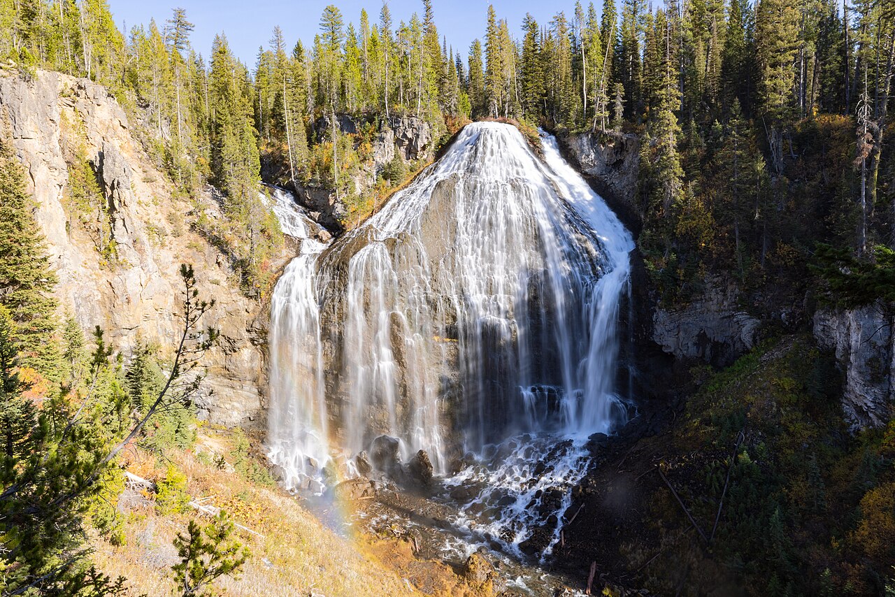 Union Falls, a waterfall in Wyoming