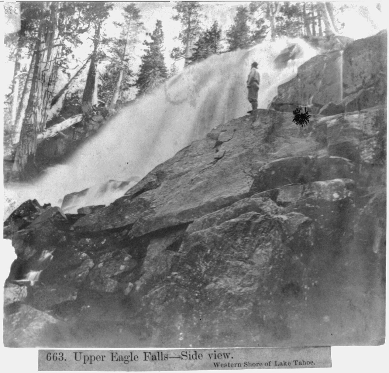 Upper Eagle Falls, a waterfall in California