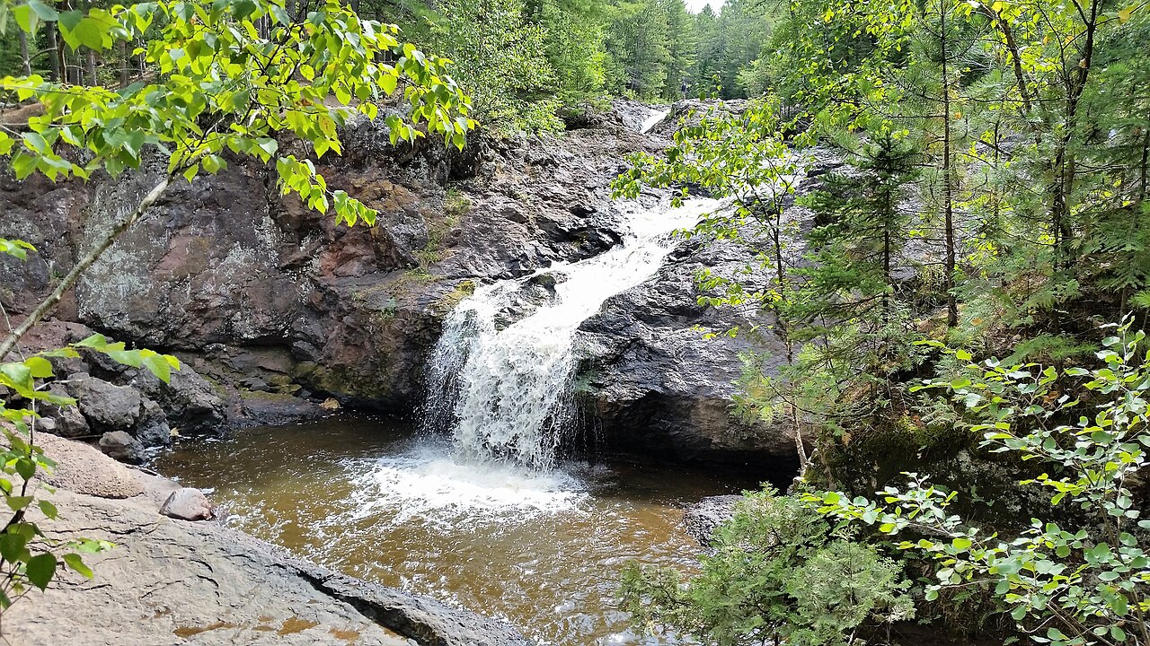 Upper Falls (Amnicon Falls State Park), a waterfall in Wisconsin