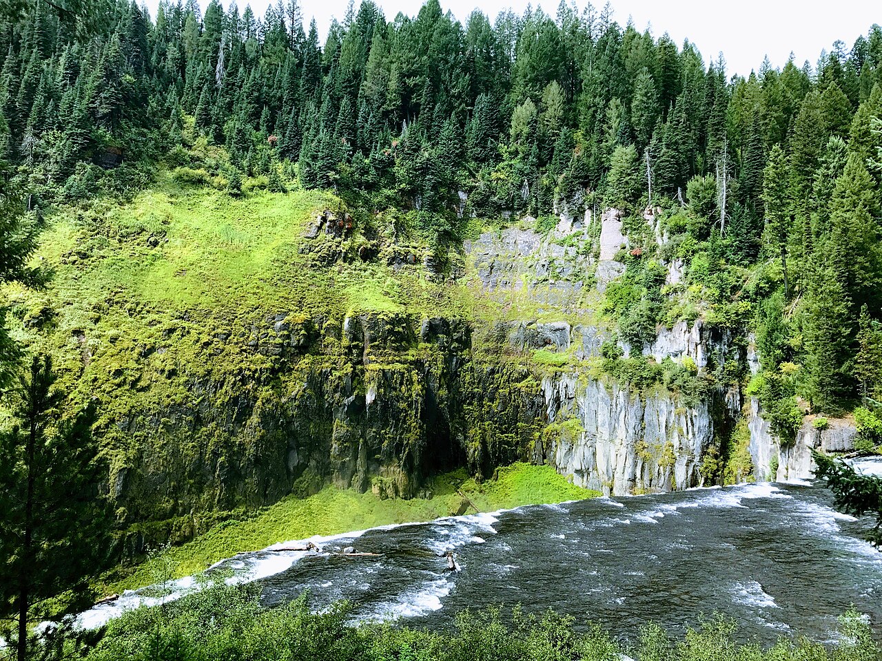 Upper Mesa Falls, a waterfall in Idaho