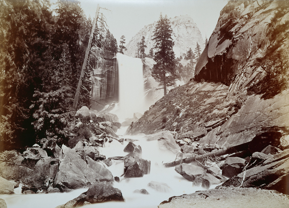 Vernal Fall, a waterfall in California