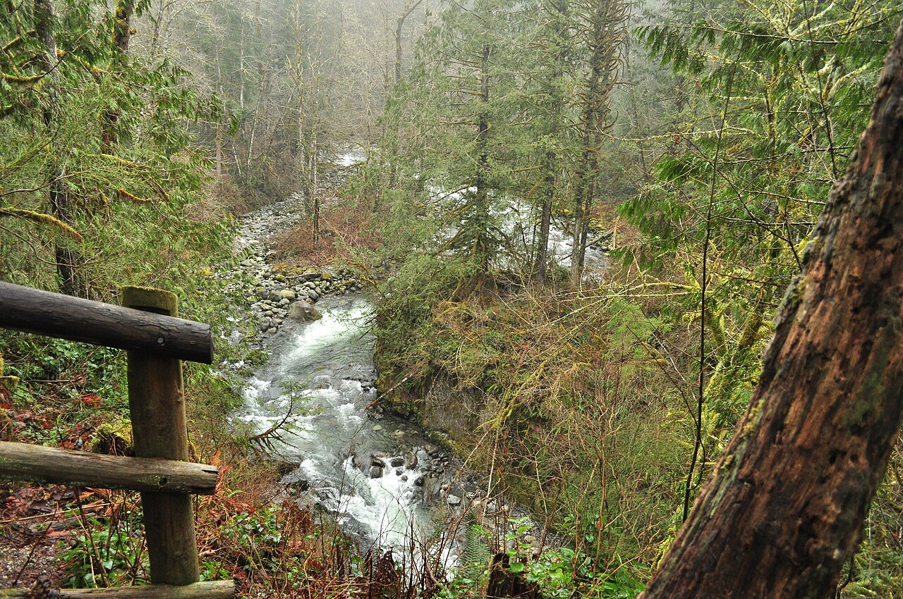 Wallace Falls, a waterfall in Washington