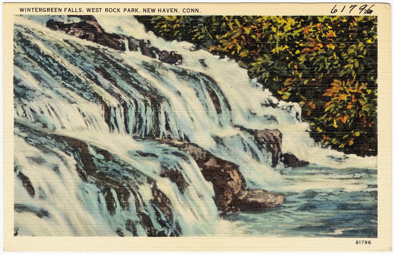 Wintergreen Falls, a waterfall in North Carolina